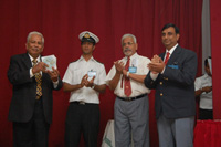 Mr. Ramamurthy releasing the CD of Transtech 10